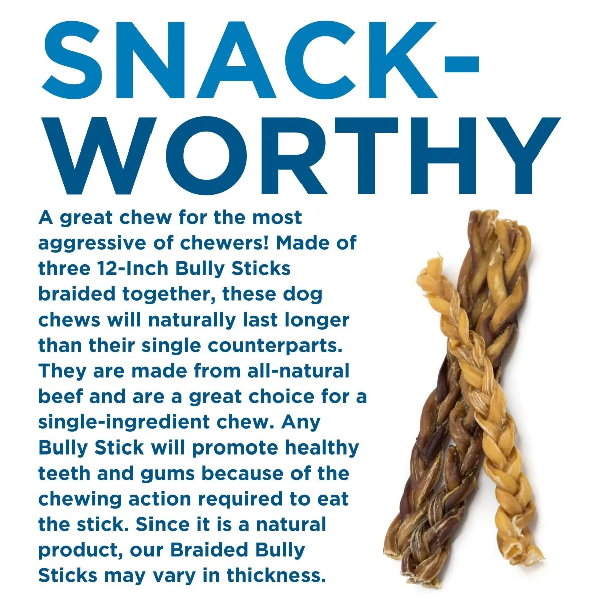 12-Inch Braided Bully Stick - Image 7