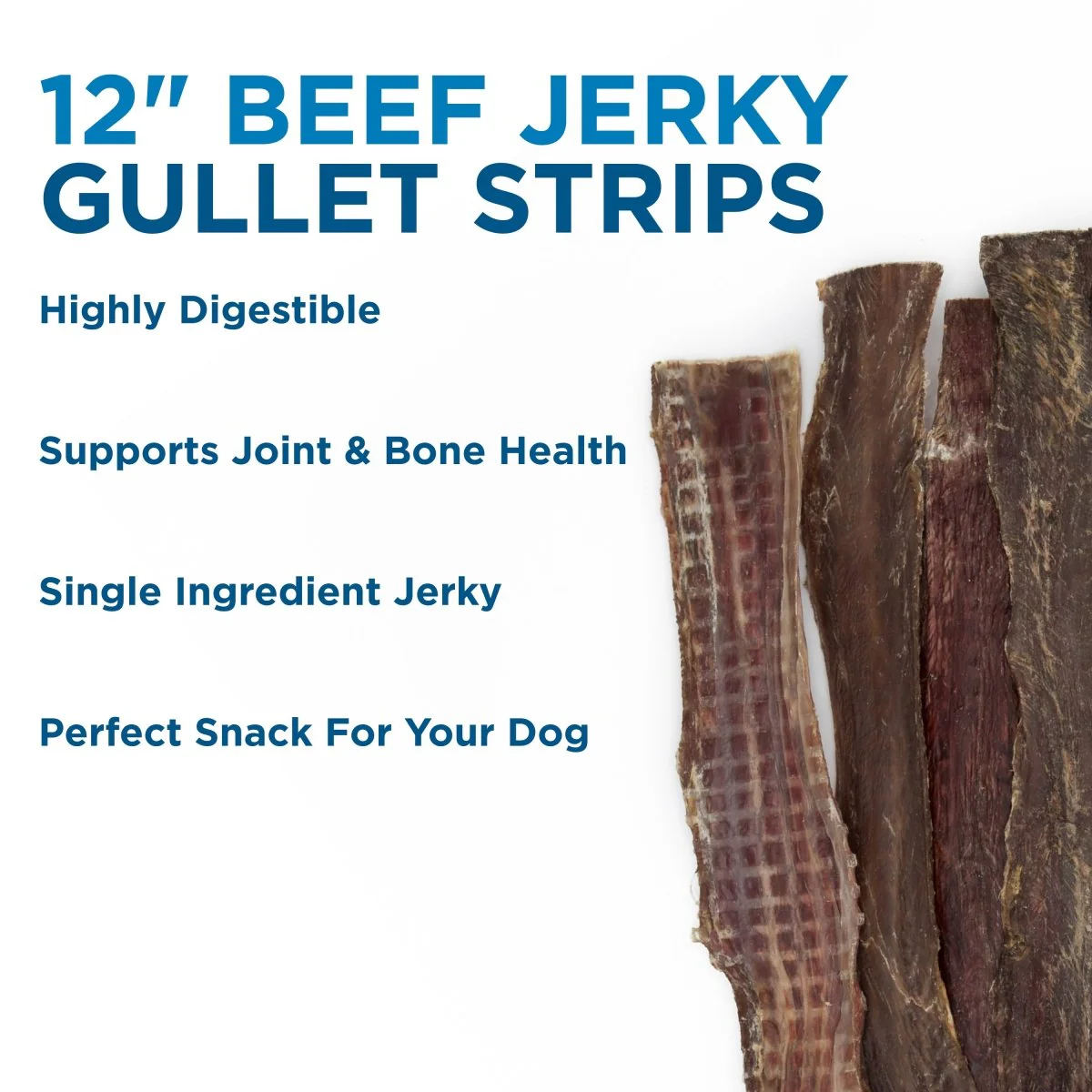 12-Inch Beef Jerky Gullet Strips - Image 3