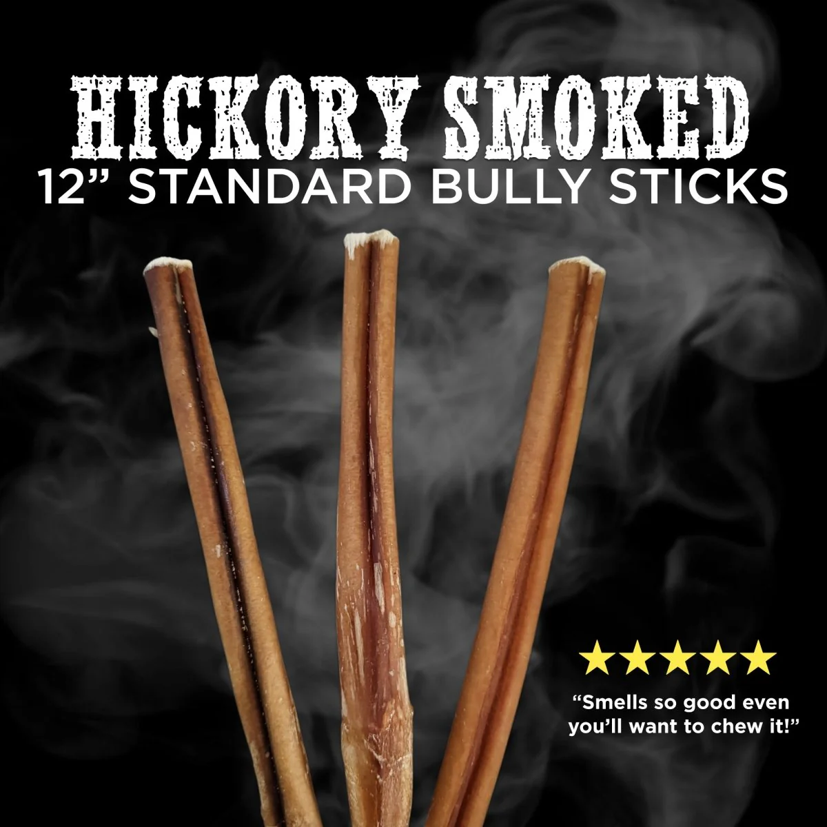 12-Inch Hickory Smoked Bully Sticks - Image 5