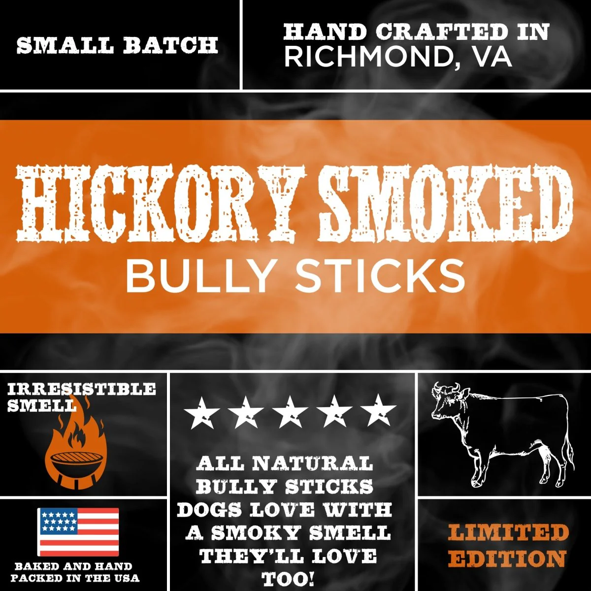 12-Inch Hickory Smoked Bully Sticks - Image 7