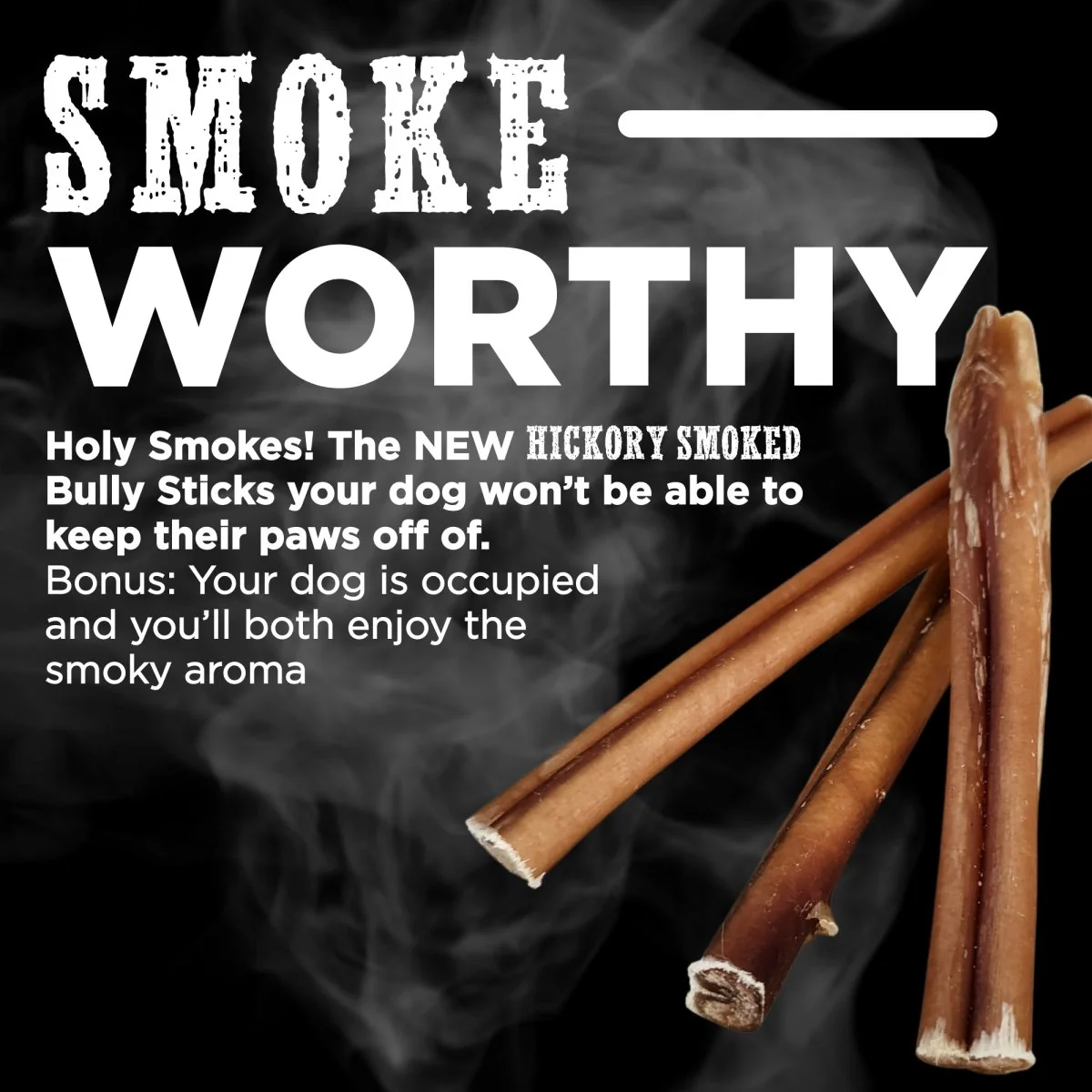 12-Inch Hickory Smoked Bully Sticks - Image 8