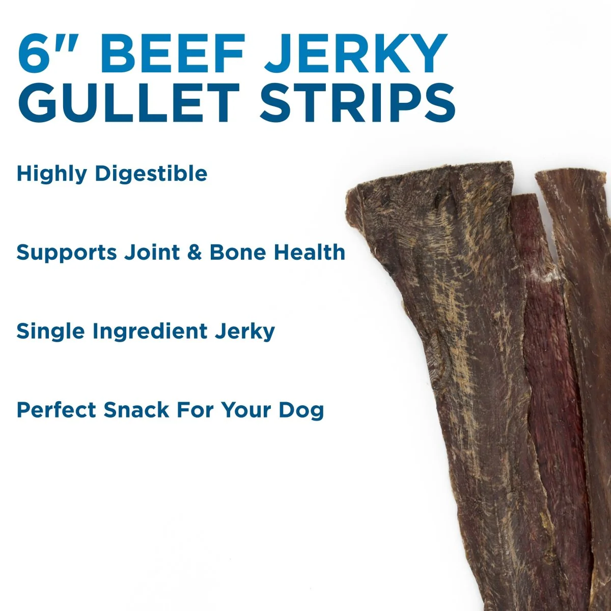 5-6 Inch Beef Jerky Gullet Strips - Image 3