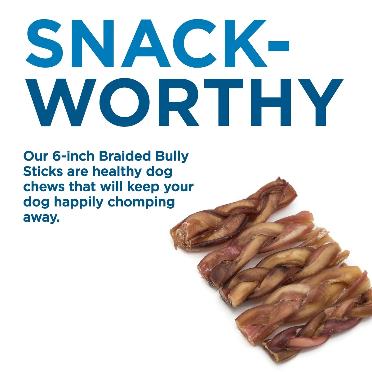 6-Inch Braided Bully Stick - Image 7
