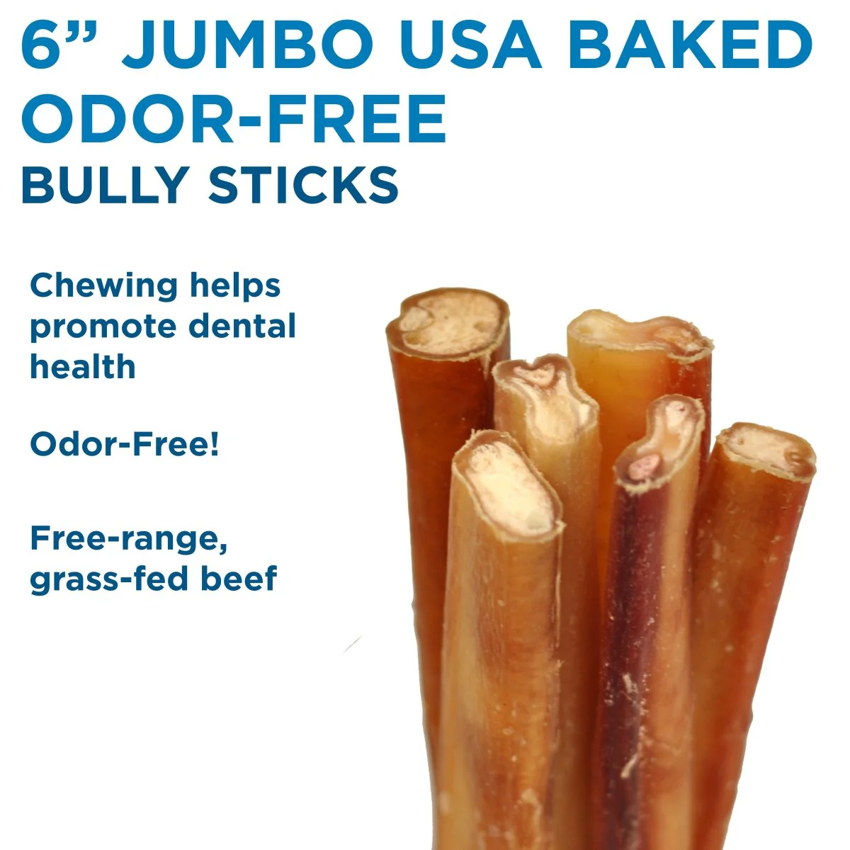 6-Inch Jumbo USA-Baked Odor-Free Bully Stick - Image 9