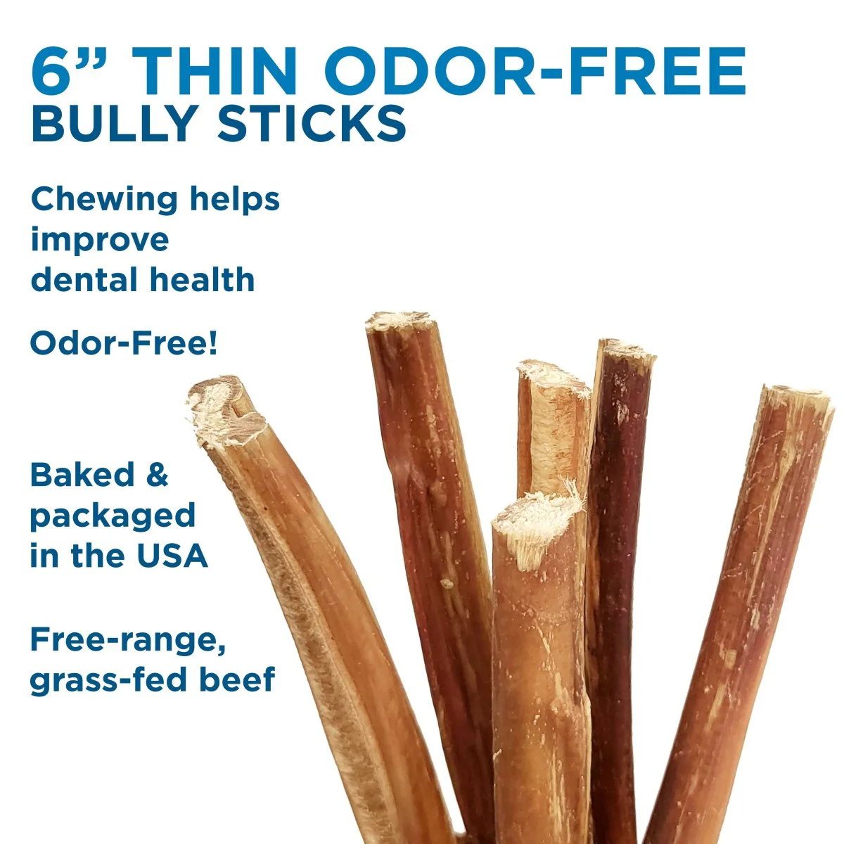 6-Inch Thin Odor-Free Bully Stick - Image 8