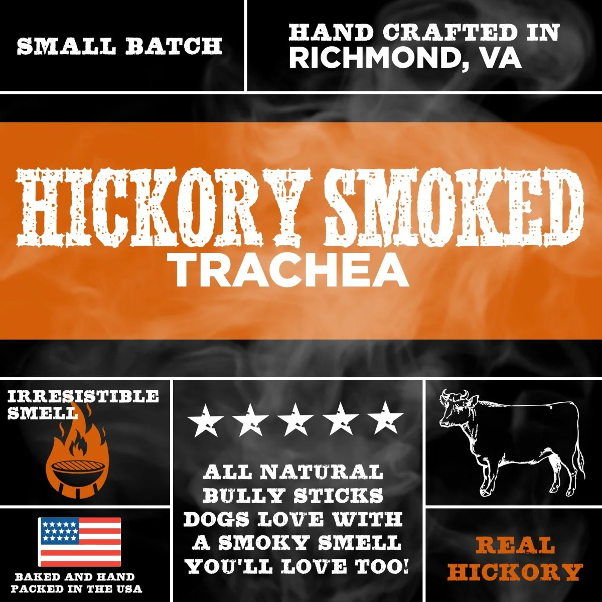 Hickory Smoked Beef Trachea 10pk - Image 6