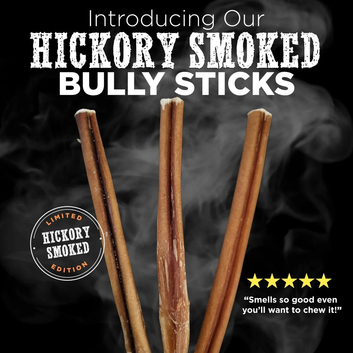 6-Inch Hickory Smoked Bully Sticks - Image 5