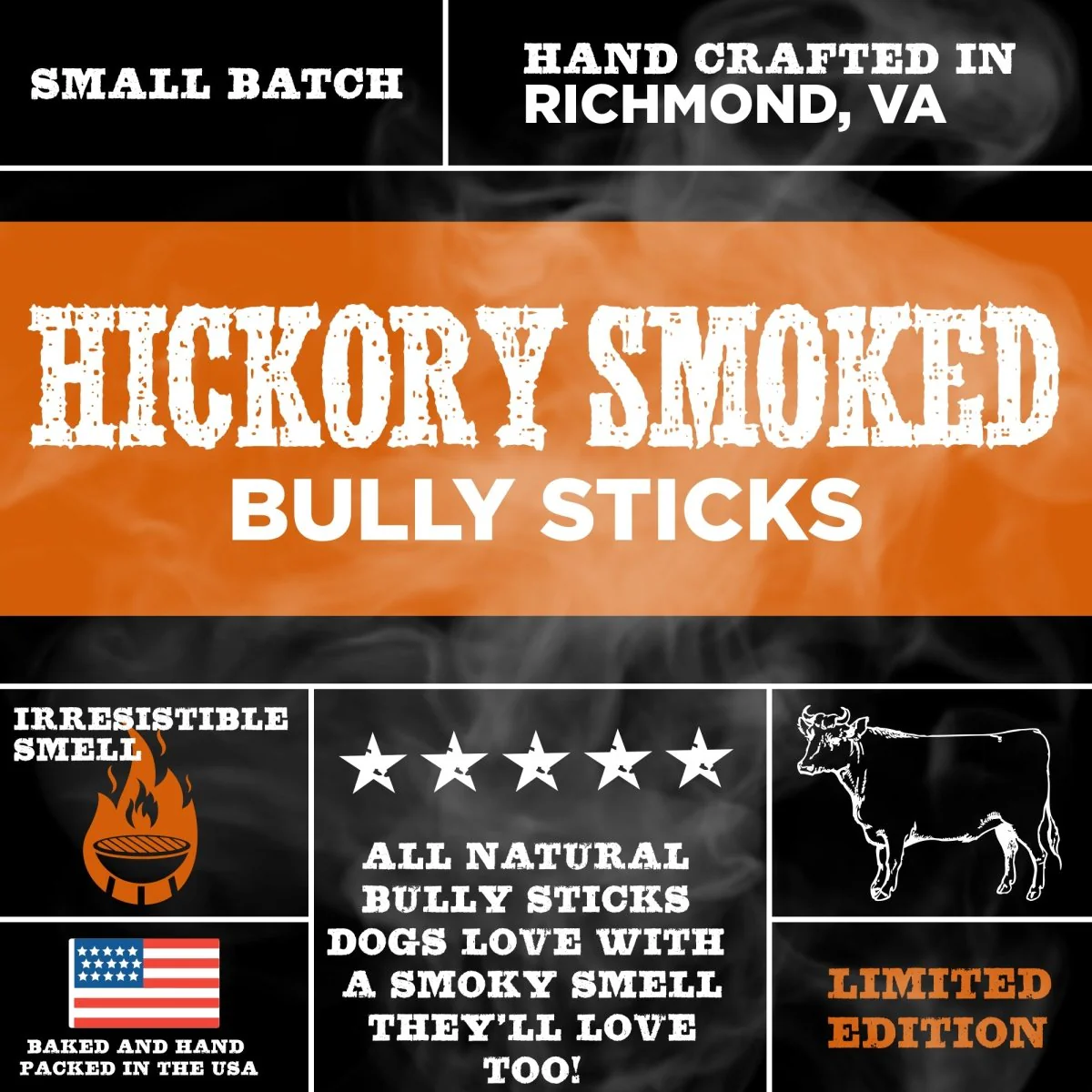 6-Inch Hickory Smoked Bully Sticks - Image 8