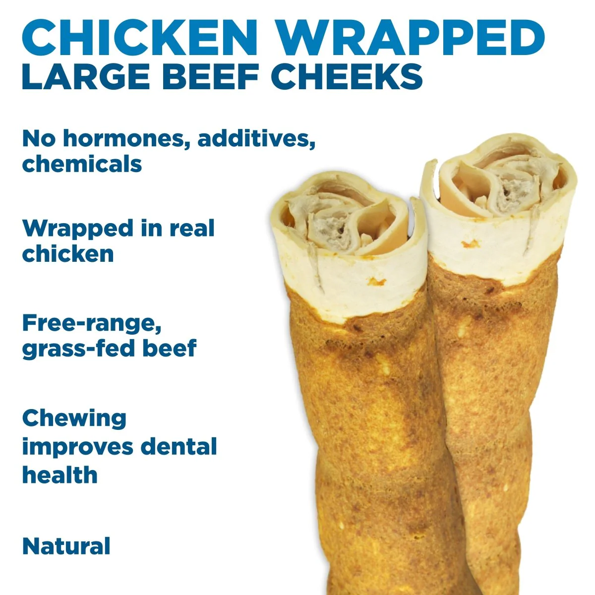 Chicken Wrapped Beef Cheek - Large - Image 3