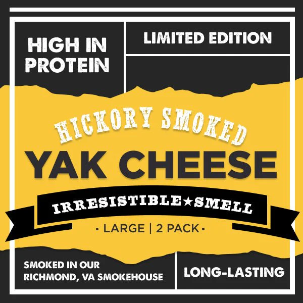 Large Hickory Smoked Yak Cheese (2 pack) - Image 5