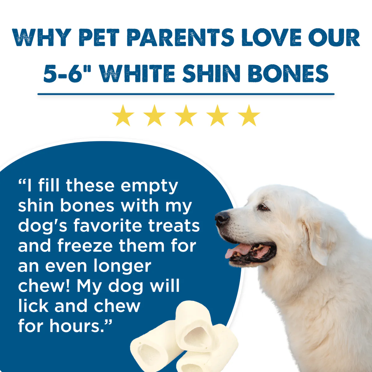 White Bone 5-6" 3pk - Image 4